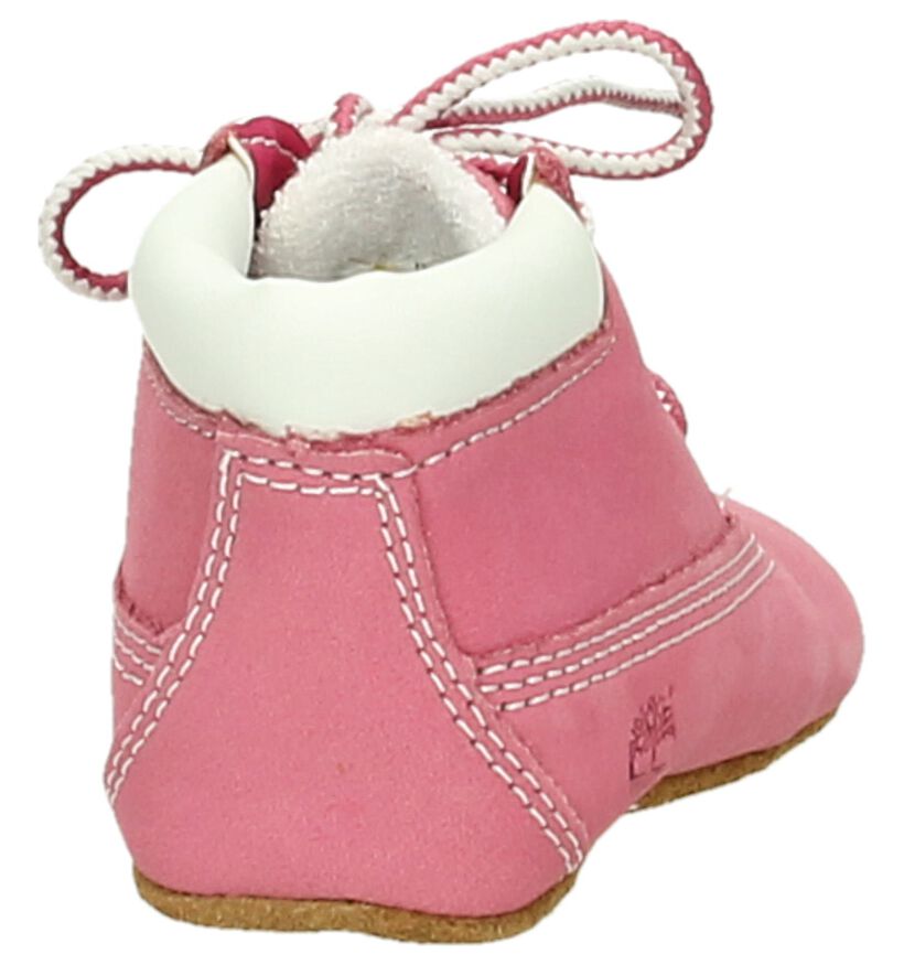 Timberland Crib Bootie Roze Babyschoentjes en Muts, , pdp