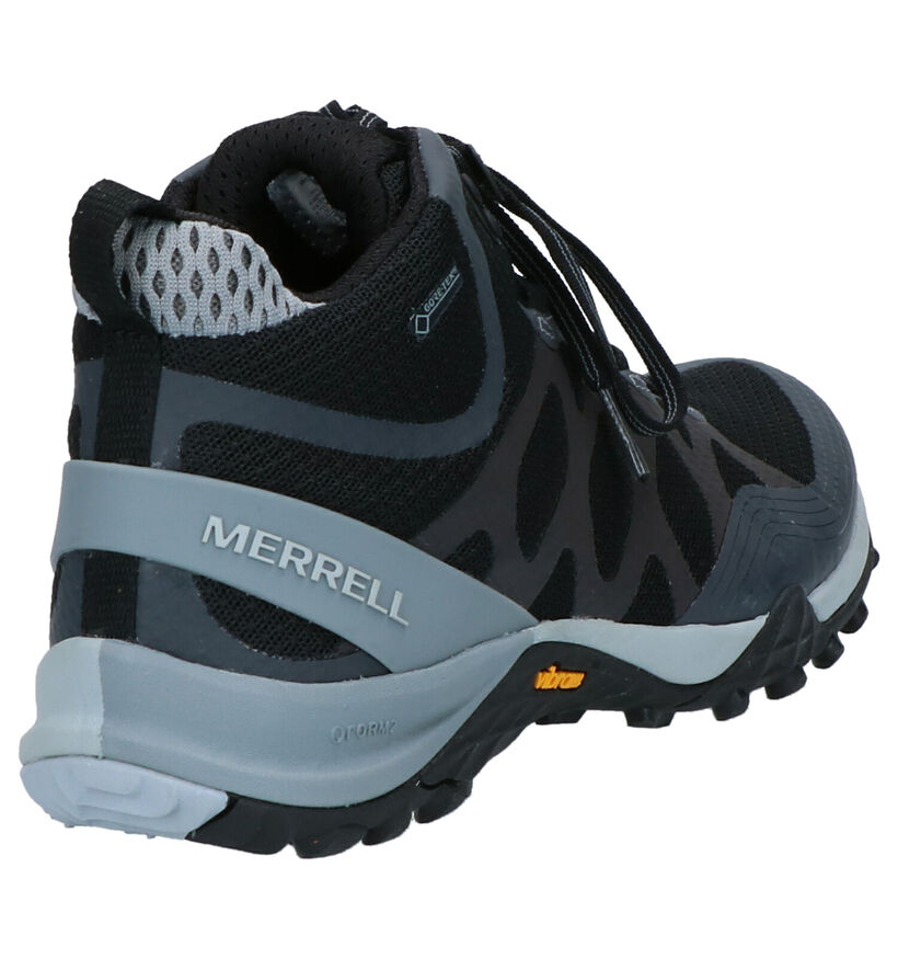 Merrell Siren Zwarte Wandelschoenen in daim (259377)