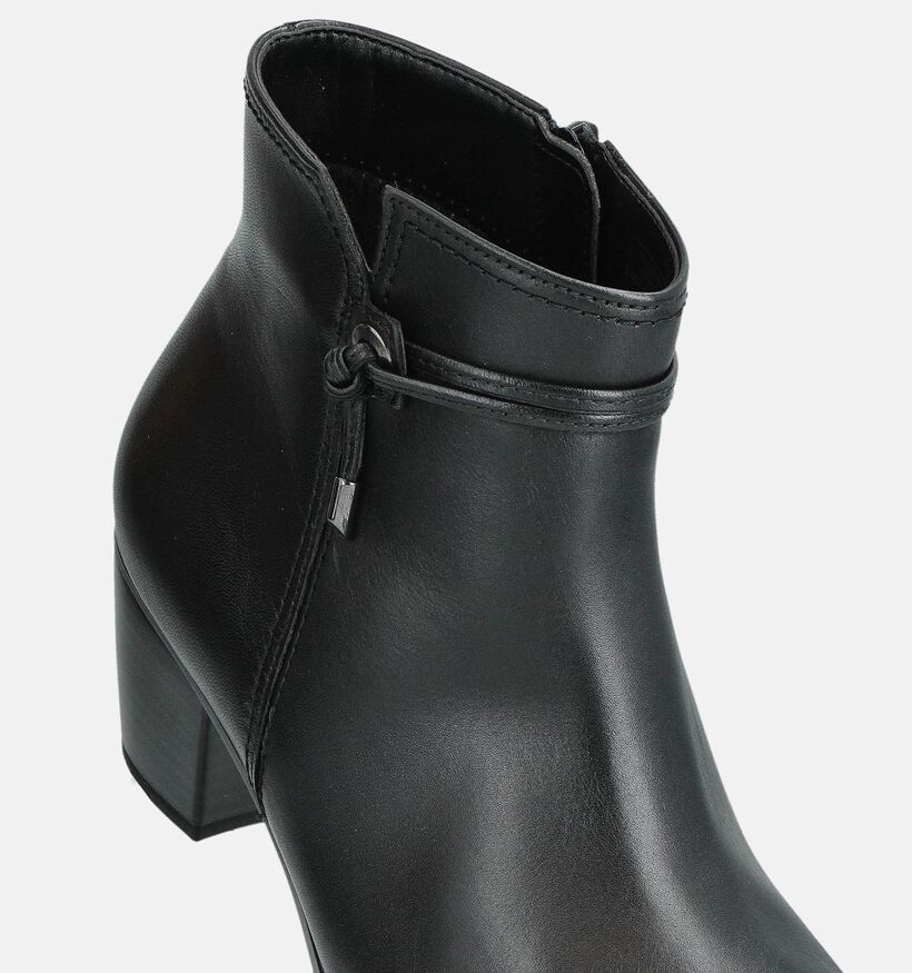 Gabor Best Fitting Bottines à talons en Noir pour femmes (360297) - pour semelles orthopédiques