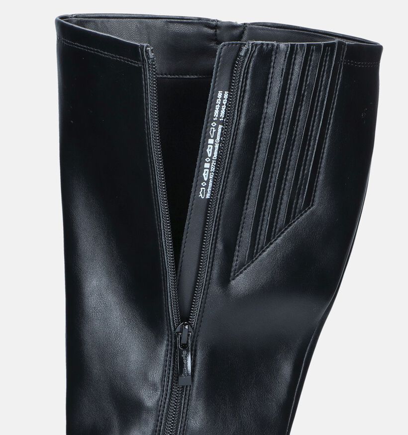 Tamaris Bottes hautes en Noir pour femmes (346620)