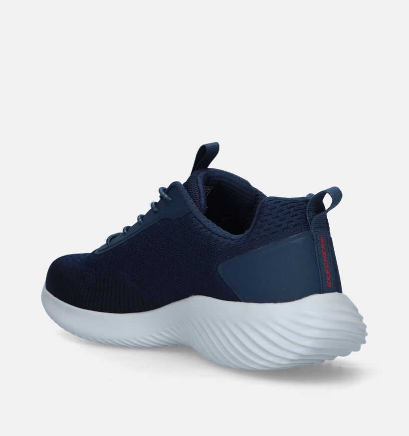 Skechers Bounder Intread Baskets en Bleu pour hommes (334151)