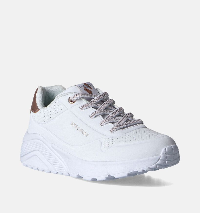 Skechers Uno Lite Witte Sneakers voor meisjes (352290)