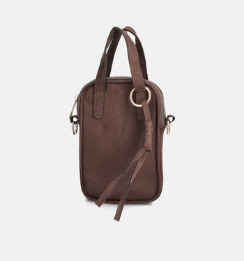 Signatur Crossbody tassen Bruin/Bordeaux