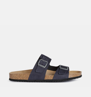 Geox Slippers Zwart/Bruin/Blauw/Groen/Grijs