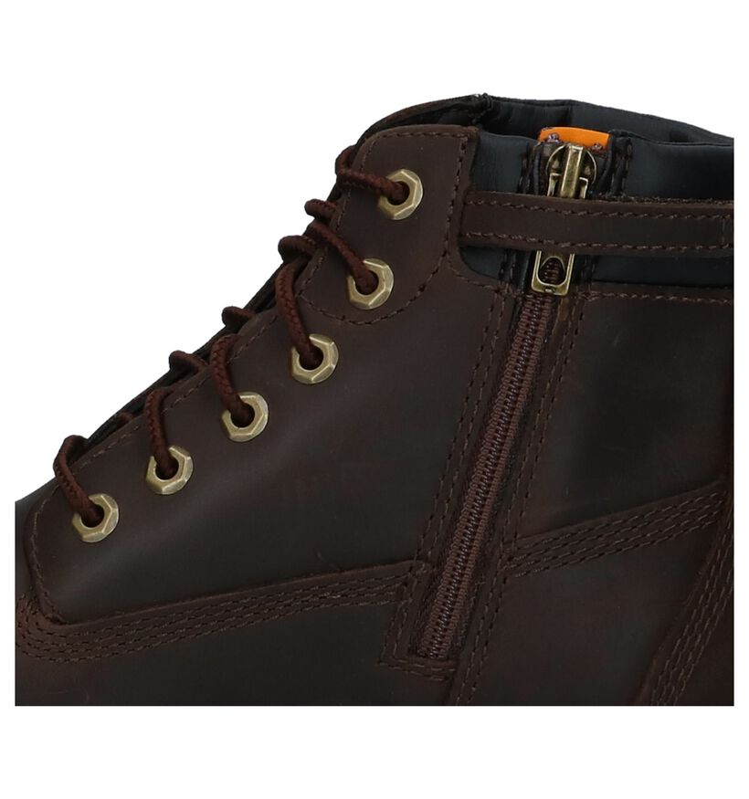 Timberland Radford Donkerbruine Boots Rits/Veter in nubuck (222353)