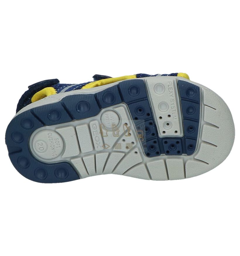 Donkerblauwe Watersandalen Geox in stof (245008)