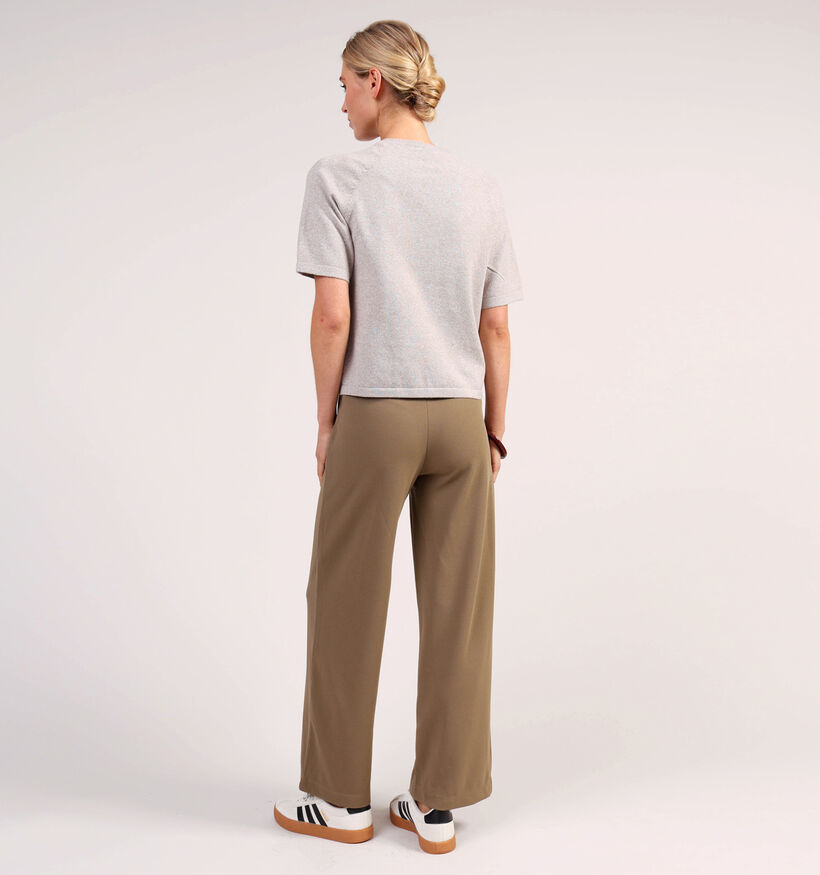 Pieces Bree Beige T-shirt voor dames (361142)