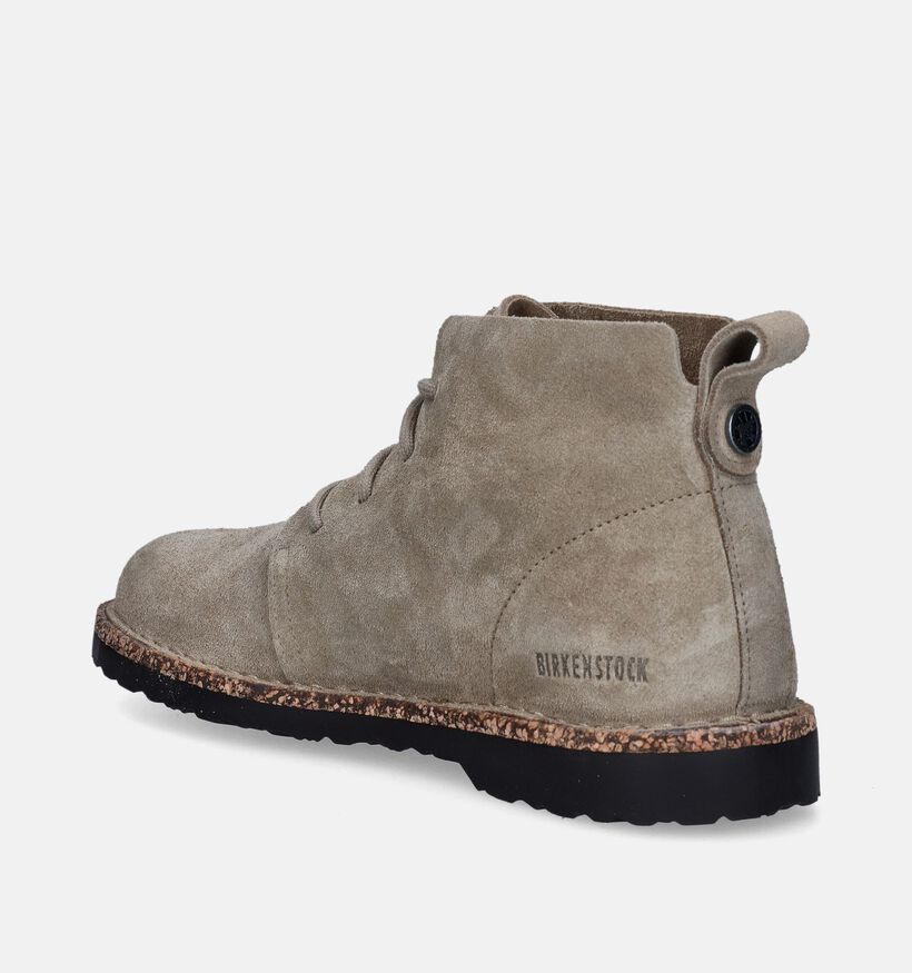 Birkenstock Uppsala Chukka Shearling Taupe Bottines voor dames (345040) - geschikt voor steunzolen