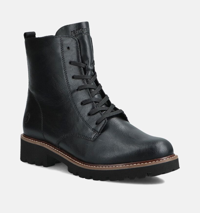 Remonte Boots à lacets en Noir pour femmes (363566) - pour semelles orthopédiques