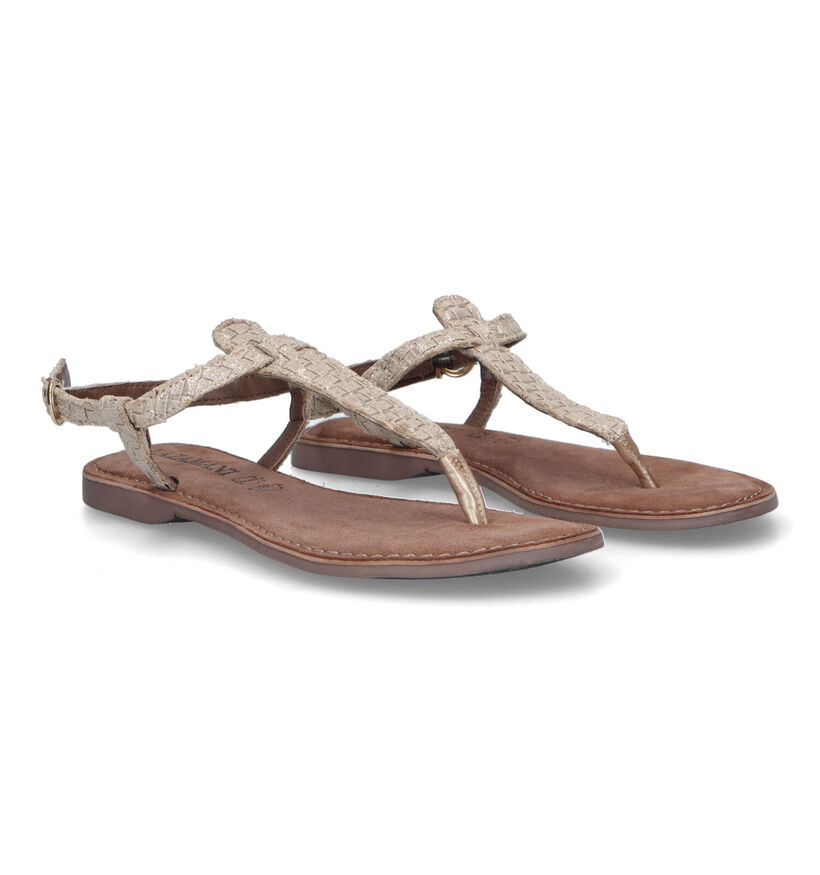 Lazamani Gouden Sandalen voor dames (334488)