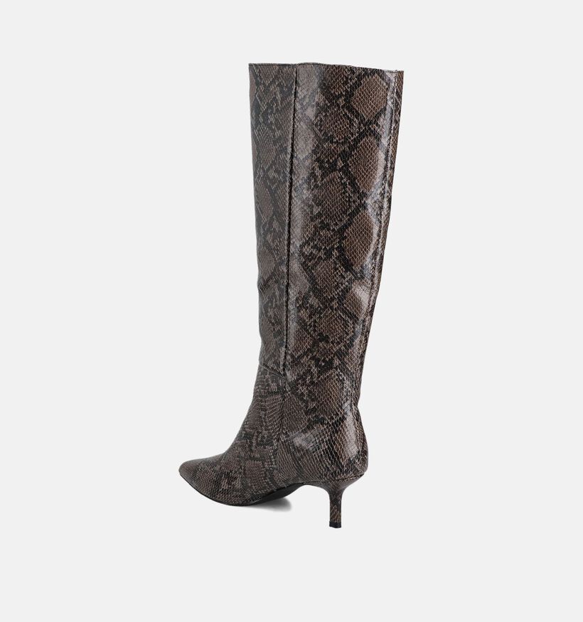 Posh by Poelman Bottes hautes en Marron pour femmes (371446)