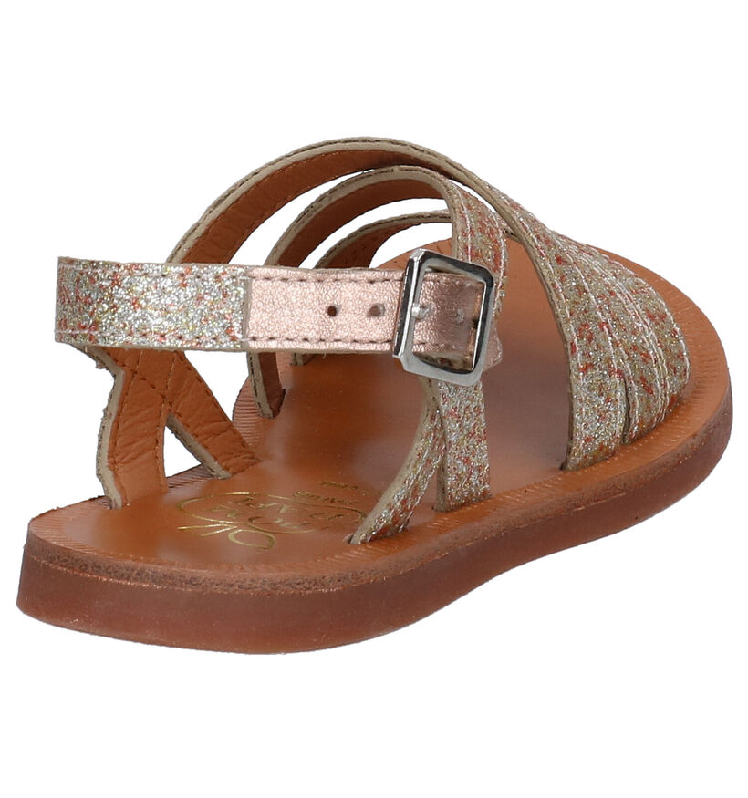 Pom d'Api Plagette Lagon Gouden Sandalen in leer (288634)