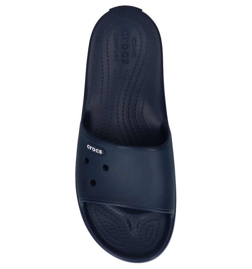 Crocs Crocband Slide Nu-pieds en Noir en synthétique (307651)