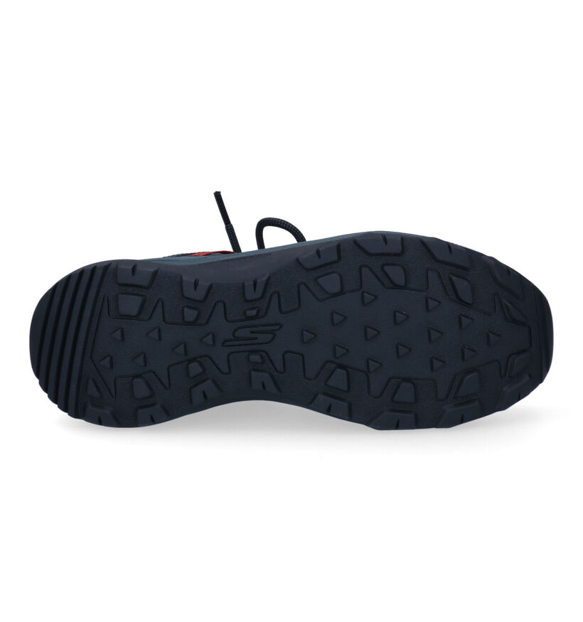 Skechers Gorun Trail Altitude Element Zwarte Wandelschoenen in leer (306025)