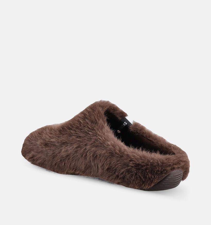 Verbenas York Budapest Donkerbruine Pantoffels voor dames (380877)