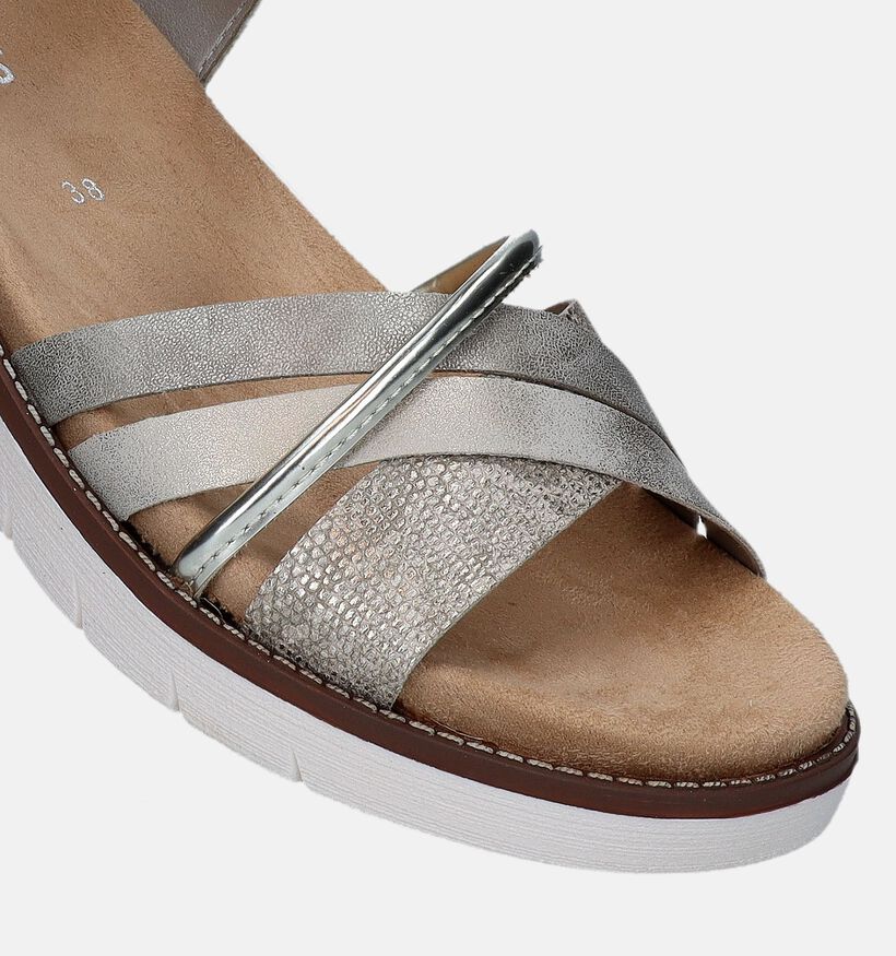 Remonte Taupe Sandalen voor steunzolen voor dames (339246) - geschikt voor steunzolen