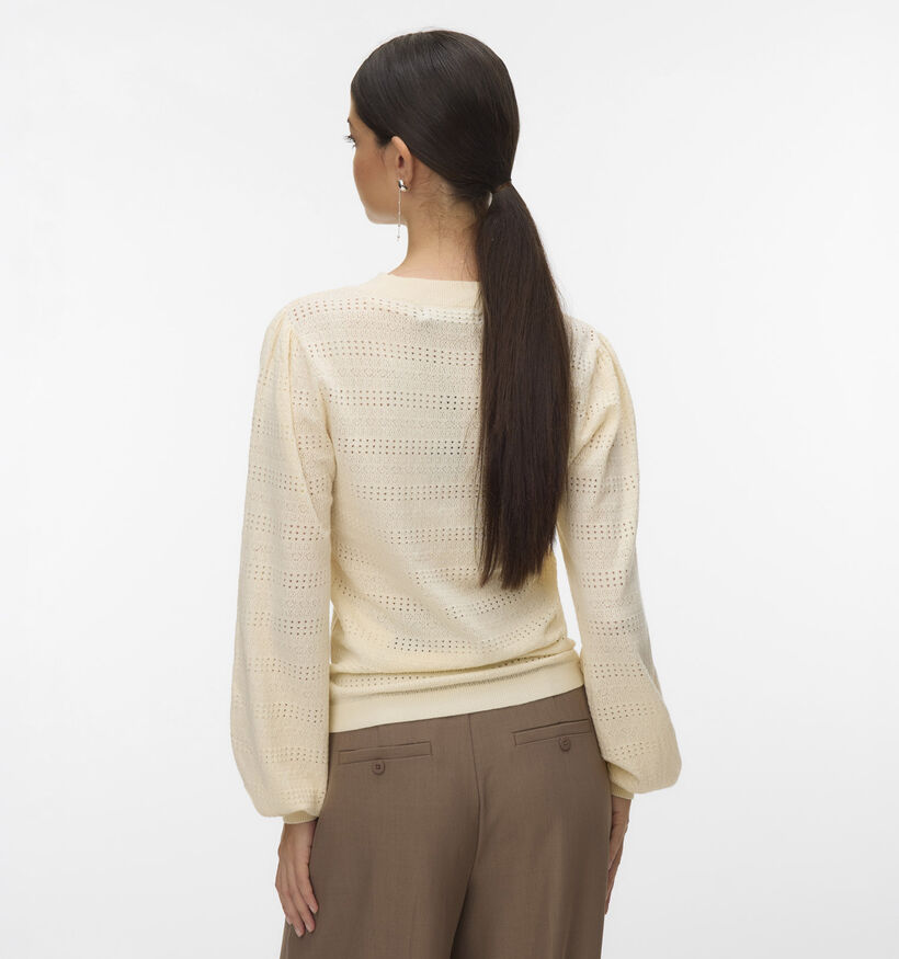 Vero Moda Limone Lichtbeige Pull voor dames (367152)