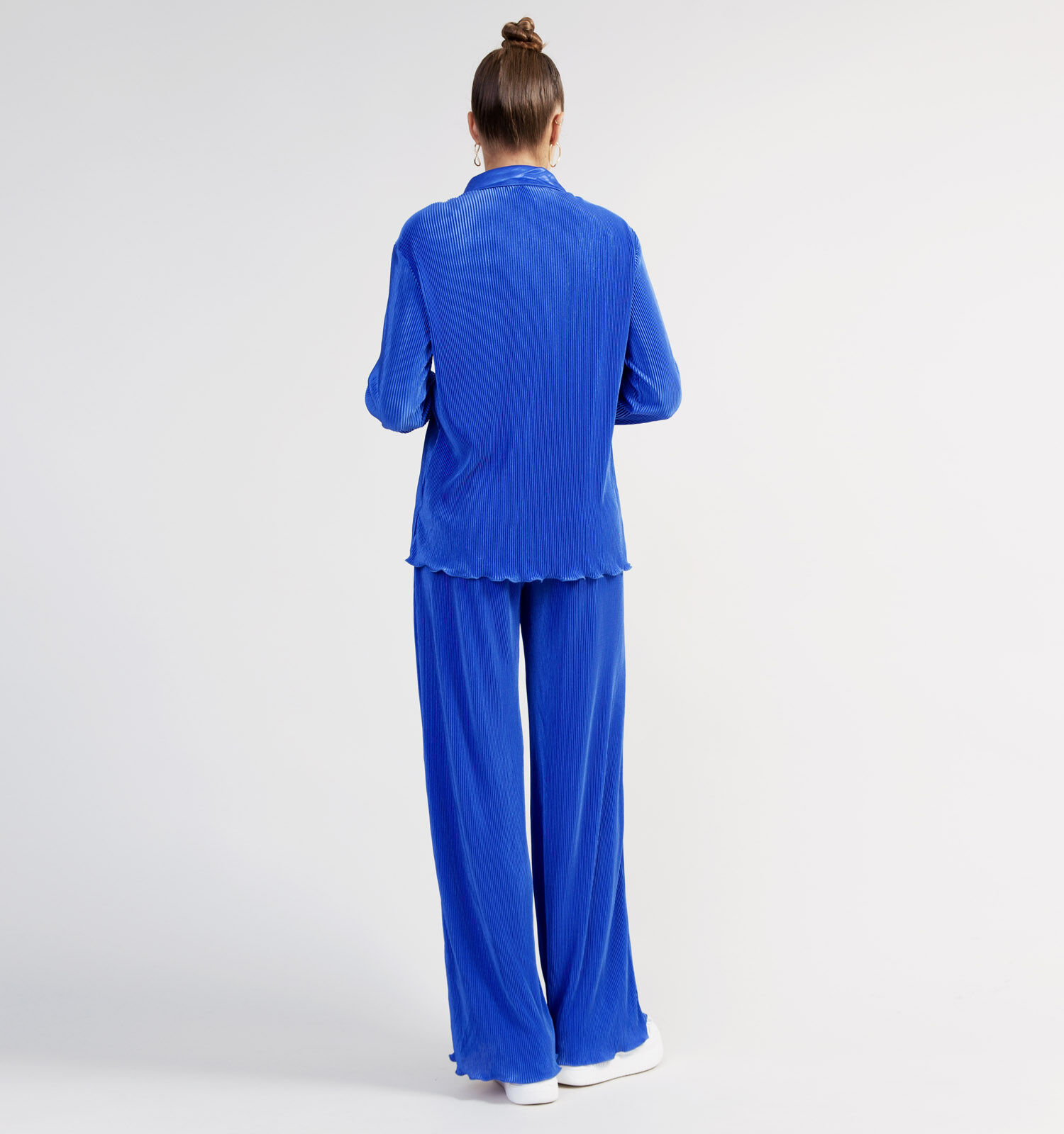 Blauw hemd dames store