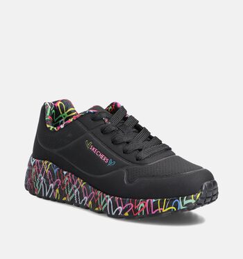 Skechers Memory Foam Sneakers Zwart/Wit