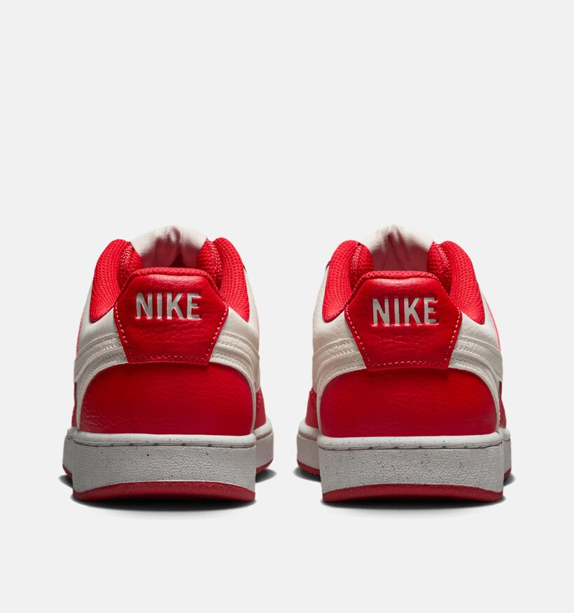 Nike Court Vision Low Next Nature Baskets en Rouge pour femmes (350451)