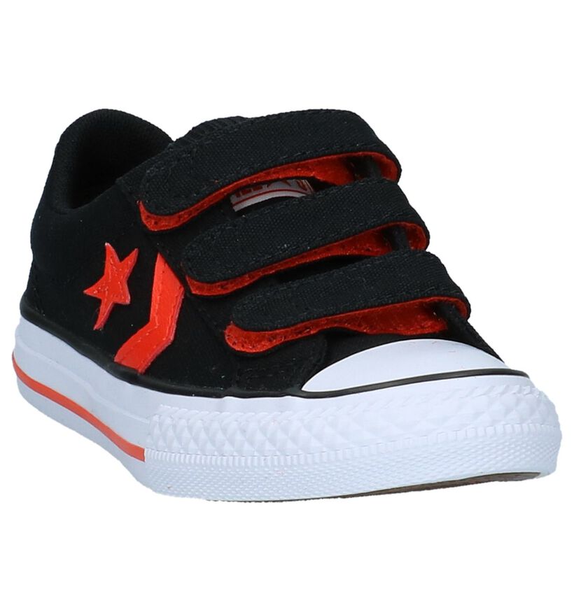 Zwarte Lage Sportieve Sneakers Converse Star Player in stof (210273)