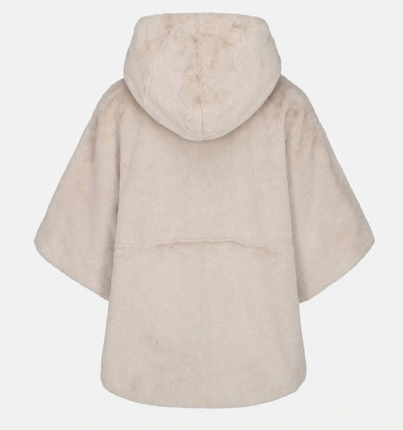 Laurent David Lichtbeige Fluffy Vest voor dames (382022)