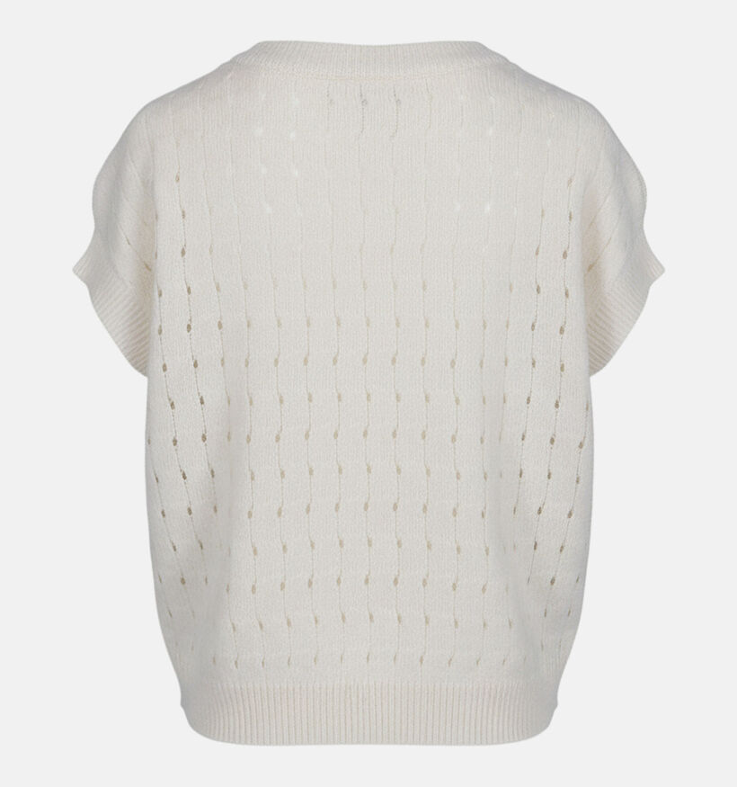 Vila Jeane Knit Pull en Ecru pour femmes (369472)