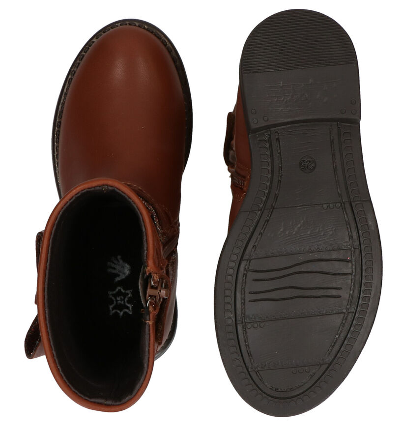 Little David Cognac Laarzen in leer (282859)