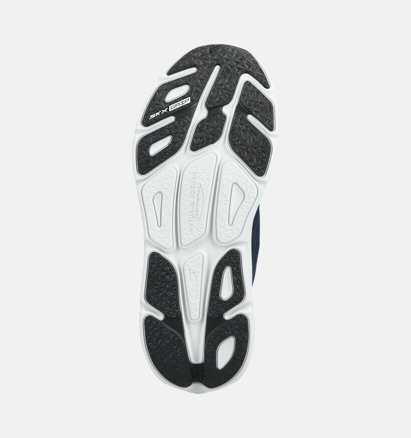Skechers Go Run Max Cushioning Premier 3 Baskets en Bleu fonc&eacute; pour hommes (375632)