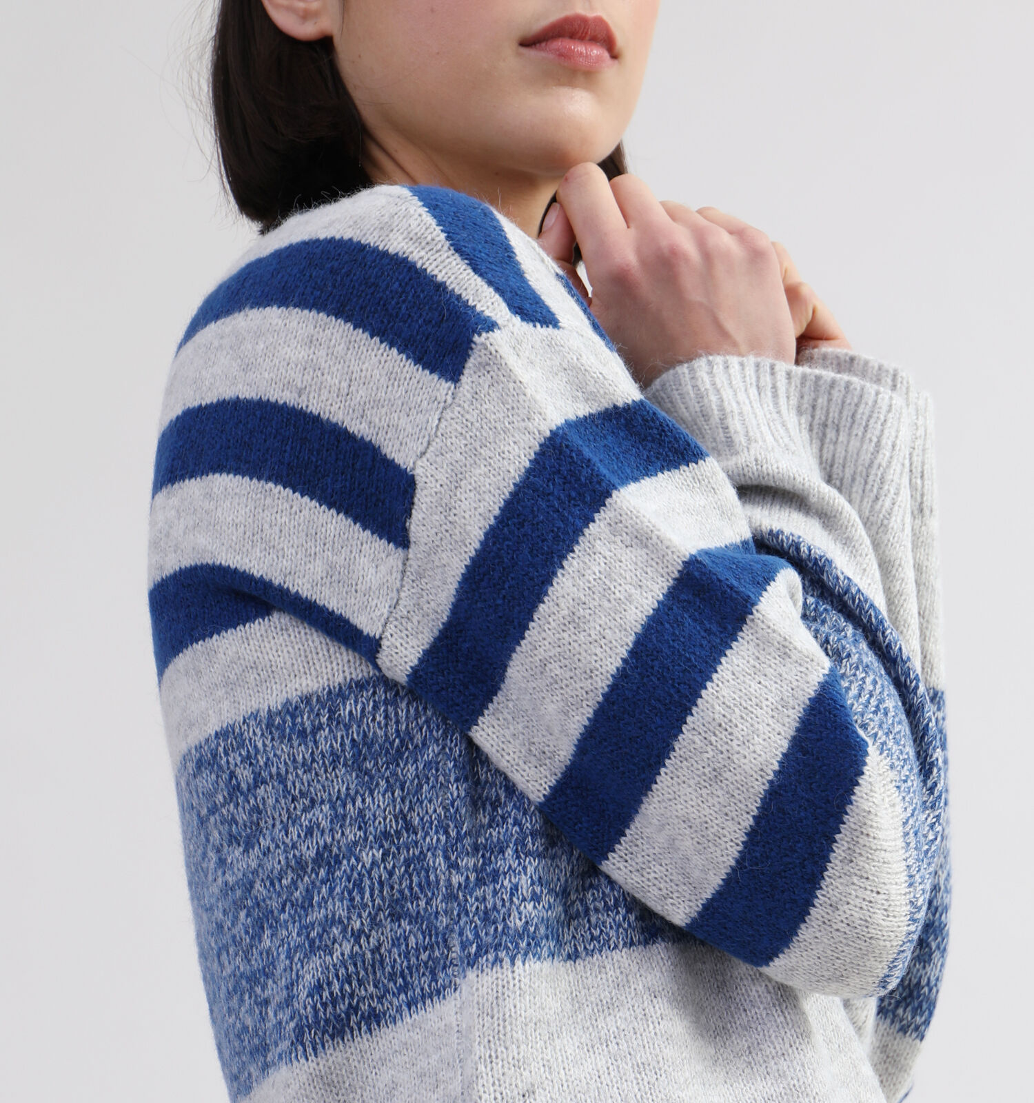 Blauw grijze trui store