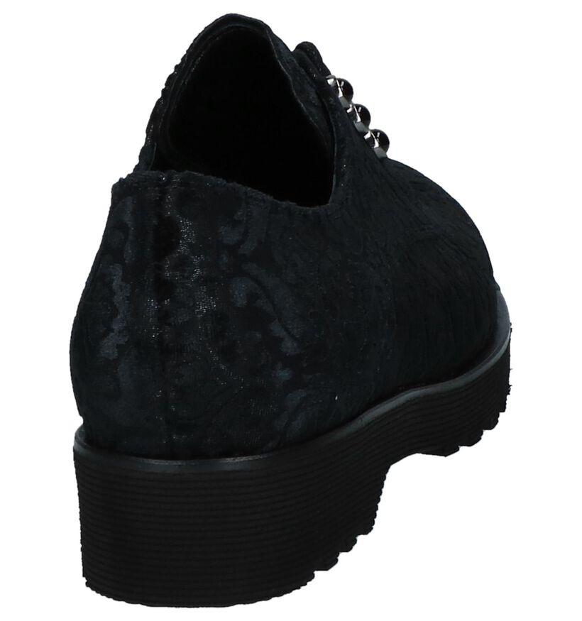 Gabor Easy Walking Chaussures à lacets en Noir en textile (231334)