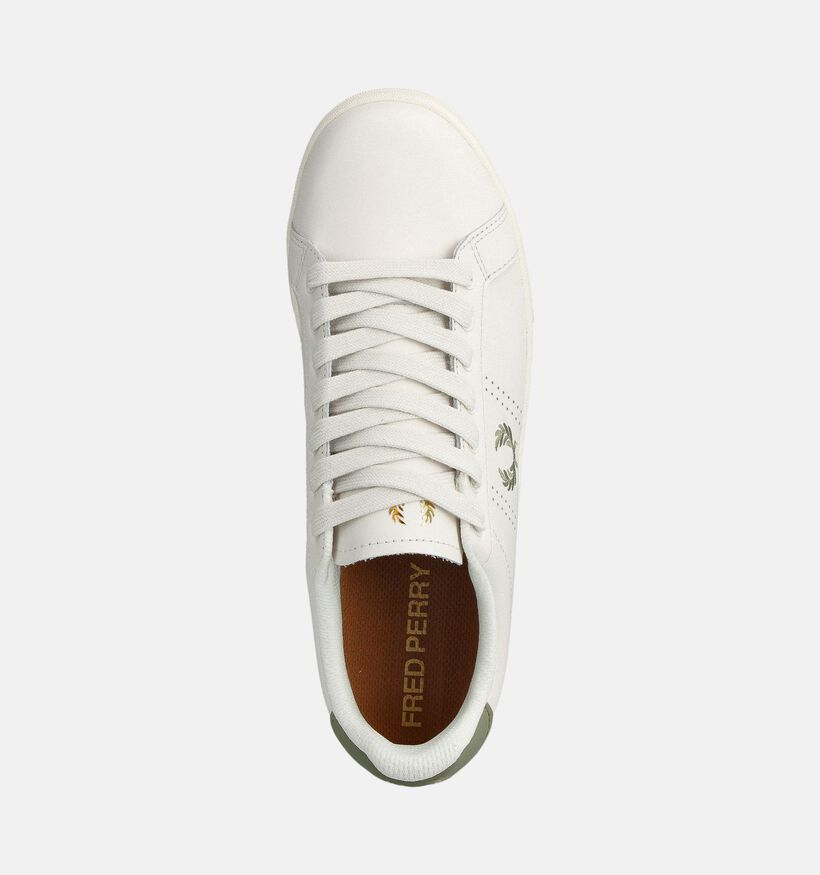 Fred Perry Witte Veterschoenen voor heren (358612) - geschikt voor steunzolen
