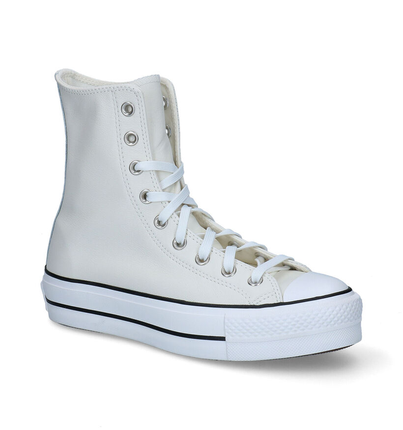 Converse CT All Star Lift X Ecru Sneakers in leer (293704)