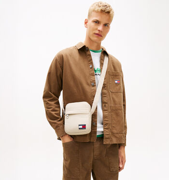 Tommy Hilfiger Sacs port&eacute; crois&eacute; Beige