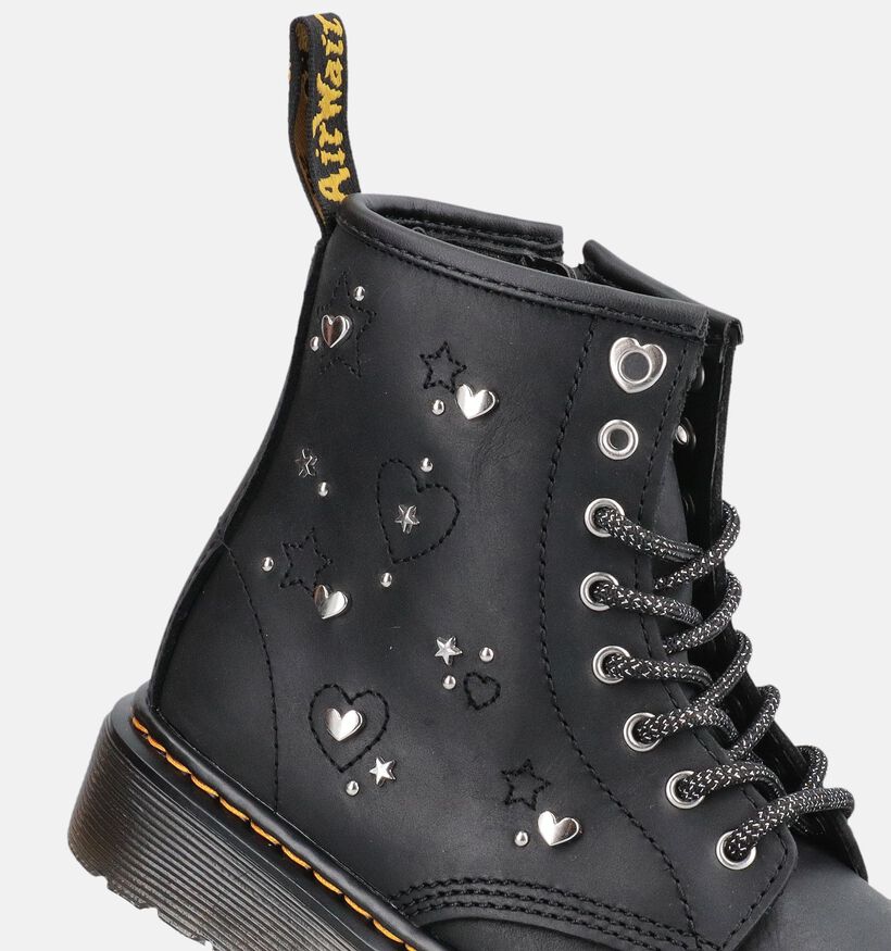 Dr. Martens 1460 Boots &agrave; lacets en Noir pour filles (376022)