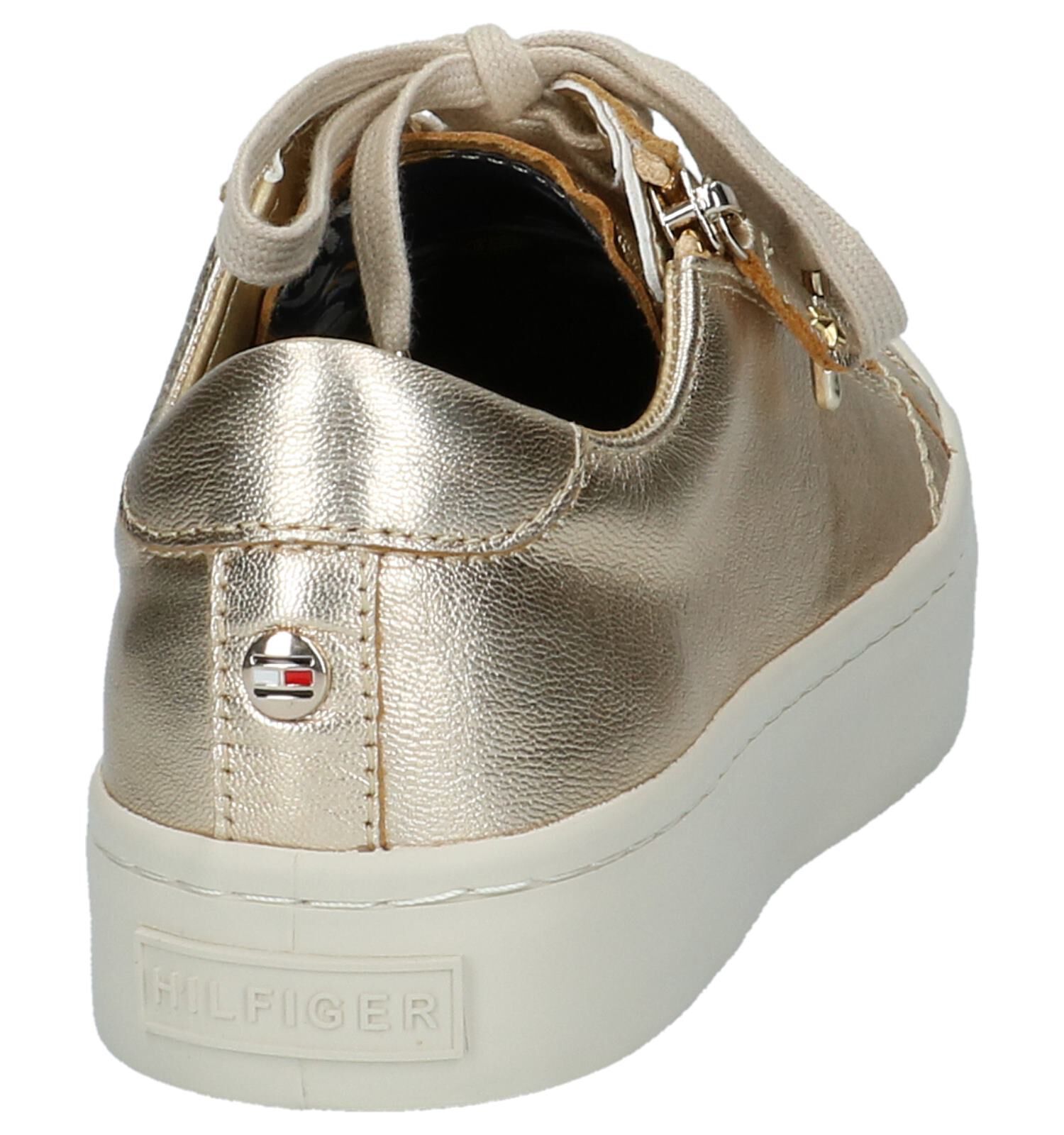 Tommy Hilfiger Jupiter Gouden Sneakers Dames Sneakers Online op TORFS.BE