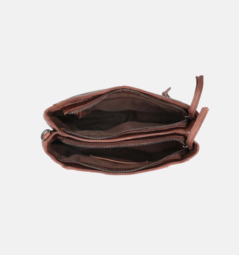 Bear Design Sac port&eacute; crois&eacute; en Marron pour femmes (375776)