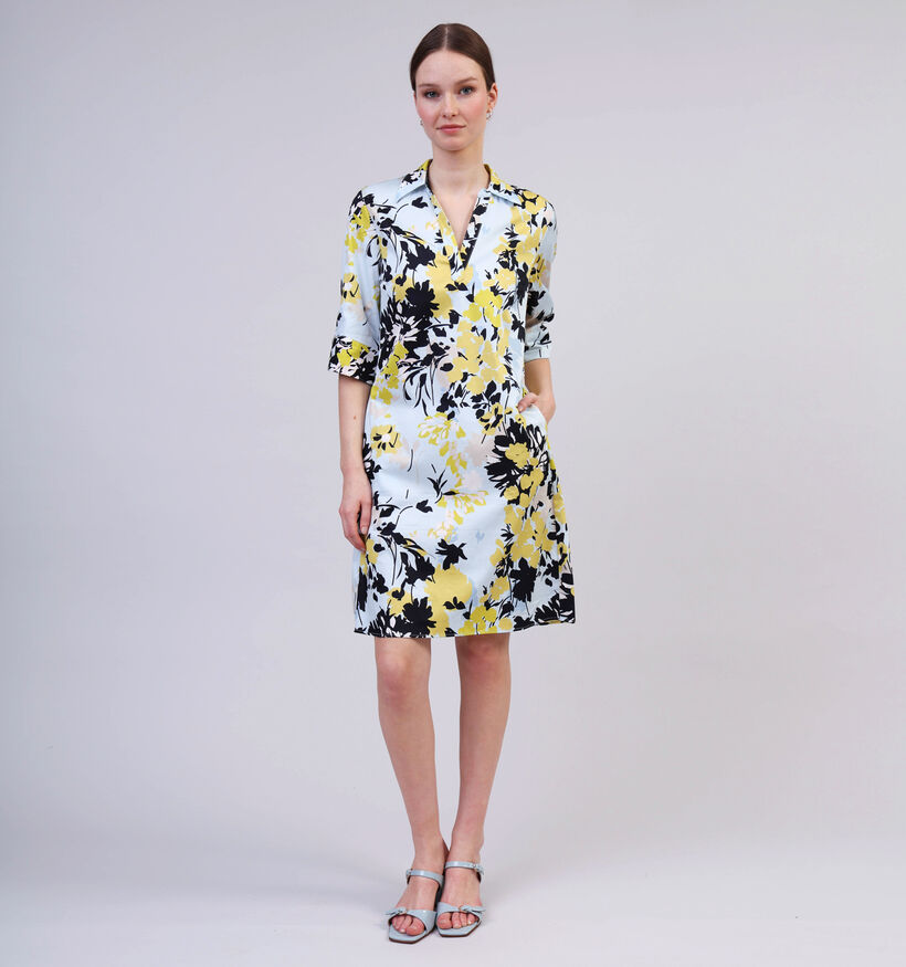 comma Blauwe Jurk voor dames (356974)