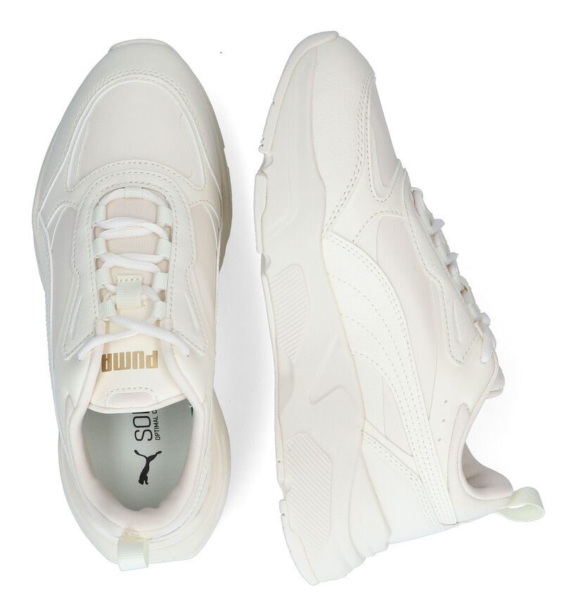 Puma Cassia SL Ecru Sneakers voor dames (318660) - geschikt voor steunzolen