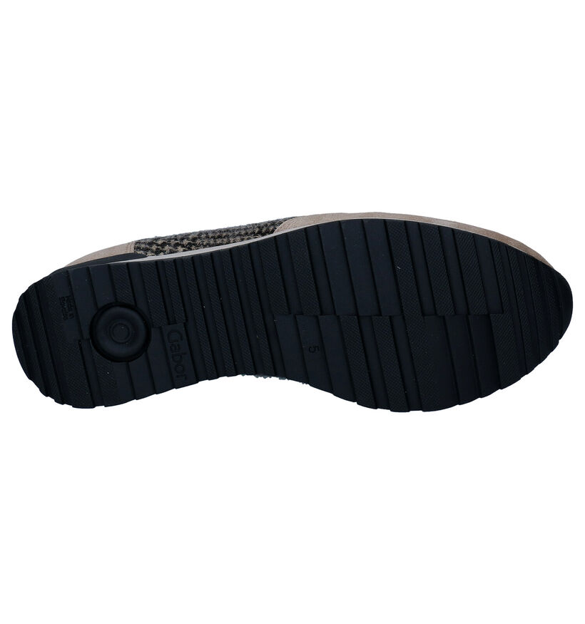 Gabor OptiFit Chaussures à lacets en Gris en textile (297379)