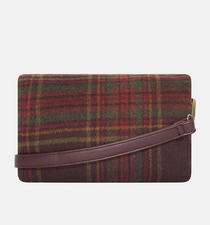 Bulaggi Mia Tartan Bruine/Rode Crossbodytas voor dames (364778)