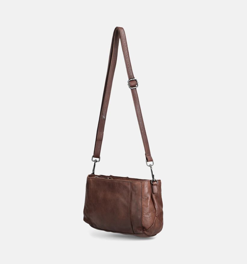 Bear Design Sac port&eacute; crois&eacute; en Marron pour femmes (375776)
