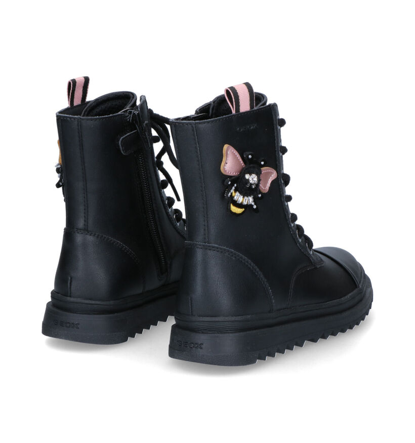 Geox Gillyjaw Bottines en Noir en simili cuir (317648)