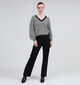 Vero Moda Tessa Wide leg jeans en Noir L30 pour femmes (349027)