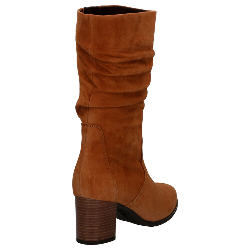Comfort Bottes courtes en Cognac en nubuck (282344)