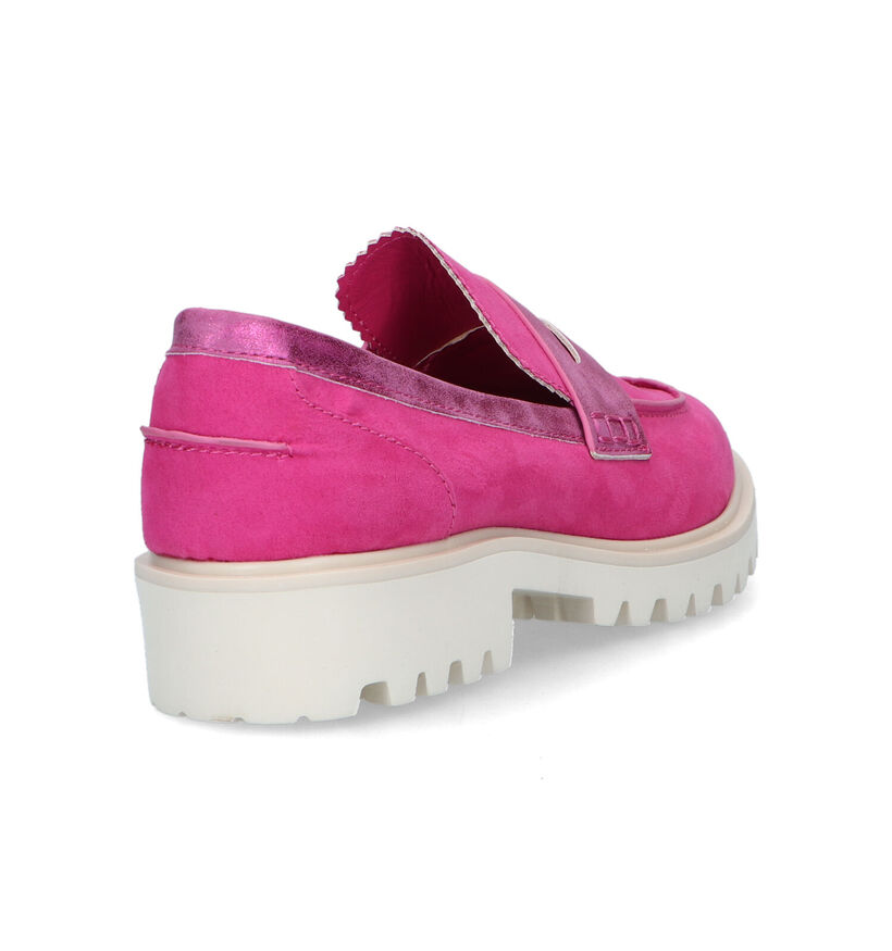 La Strada Chaussures à enfiler en Rose fuchsia pour femmes (334567)