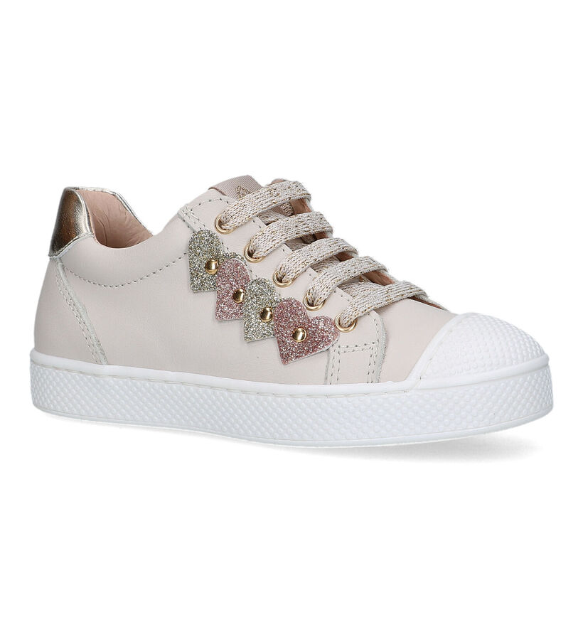 Lunella Ecru Sneakers voor meisjes (320175)