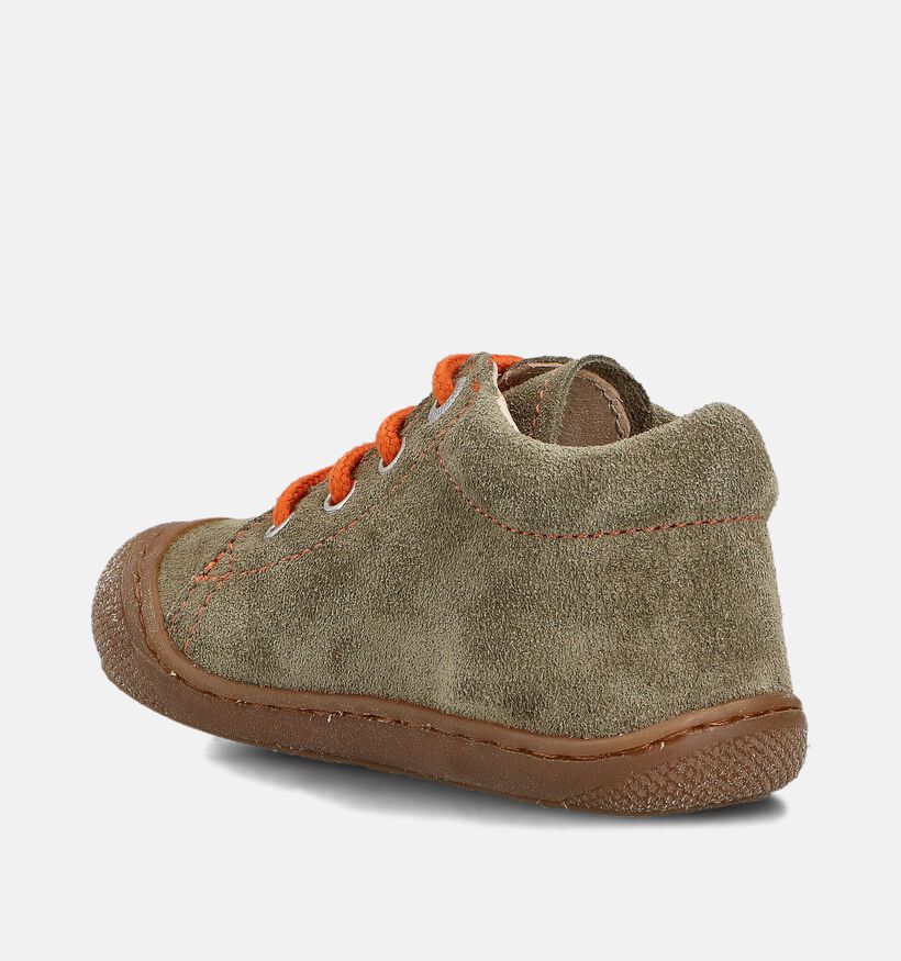 Naturino Cocoon Suede Chaussures pour bébé en Vert pour filles, garçons (364210) - pour semelles orthopédiques