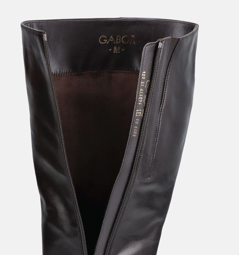 Gabor Bottes hautes en Marron fonc&eacute; pour femmes (380093)