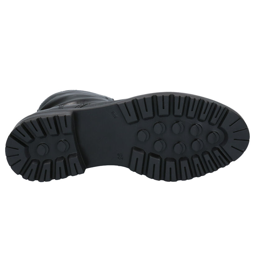 Mjus Zwarte Boots in leer (258873)